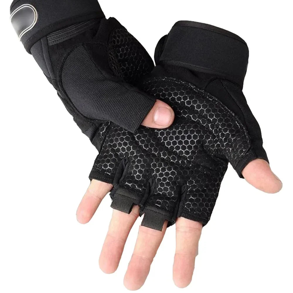 Gym Gloves Fitness Weight Lifting Gloves Body Building Training Sports Exercise Cycling Sport Workout Glove for Men Women M/L/XL